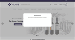Desktop Screenshot of bodegasarane.com